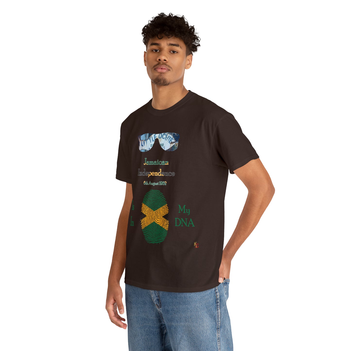 Jamaican Independence Fingerprint T-Shirt