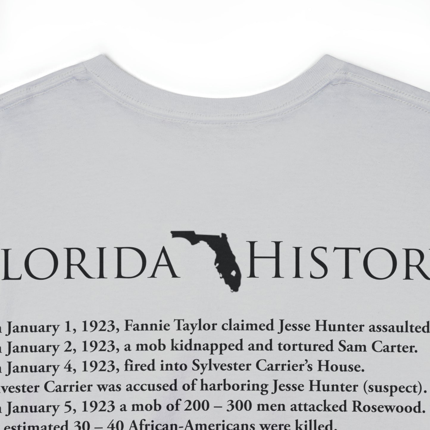 Florida History - Rosewood Massacre T-Shirt