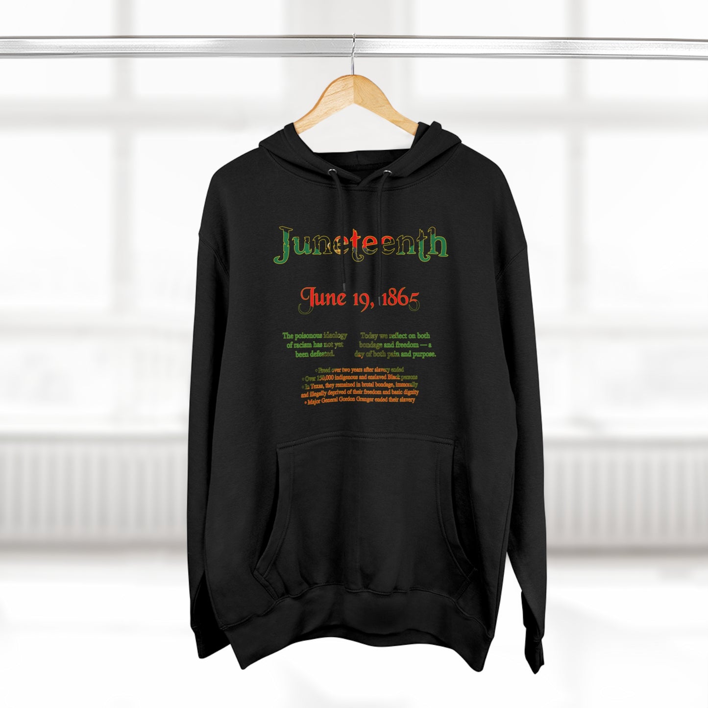 Juneteenth Emancipation Pullover Hoodie