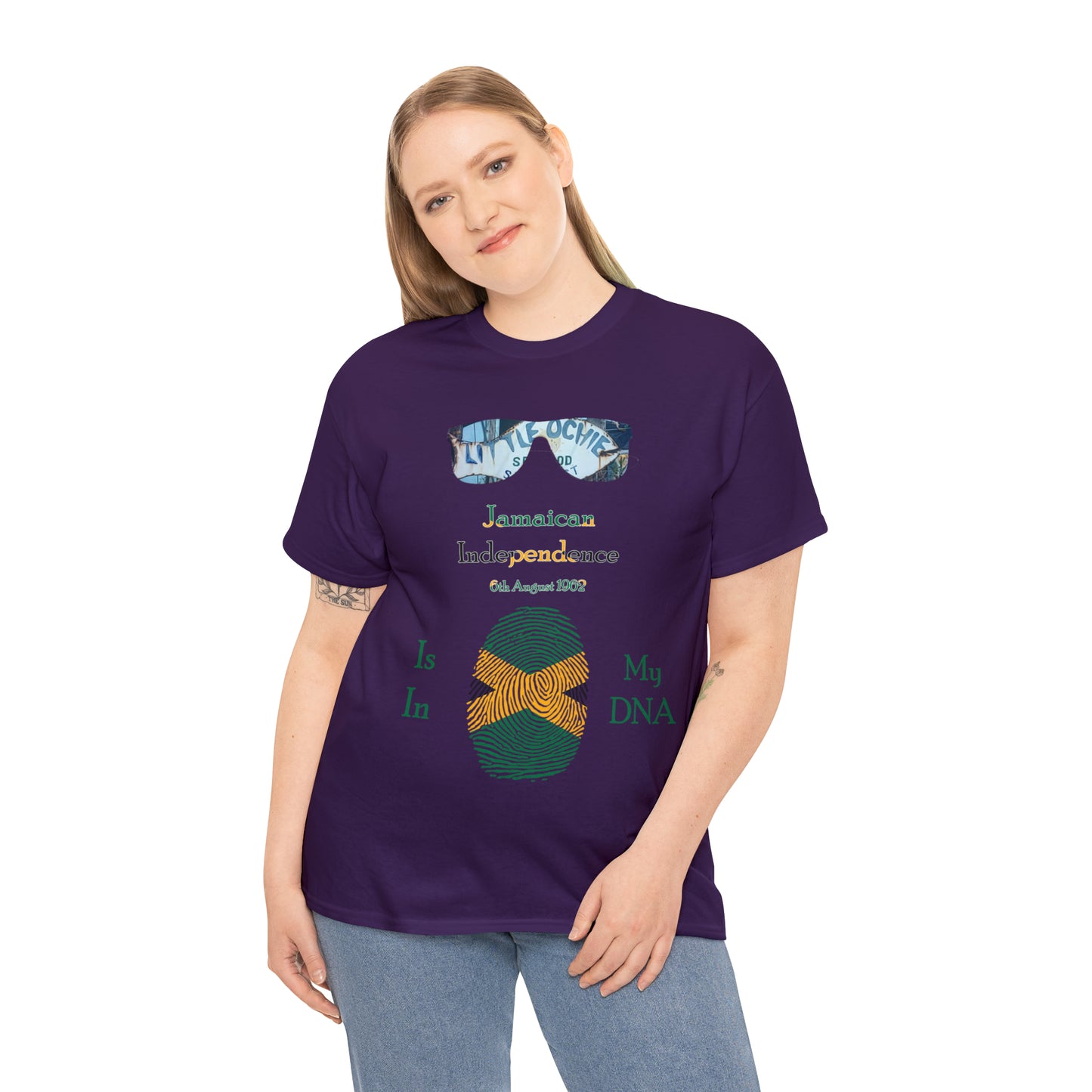 Jamaican Independence Fingerprint T-Shirt