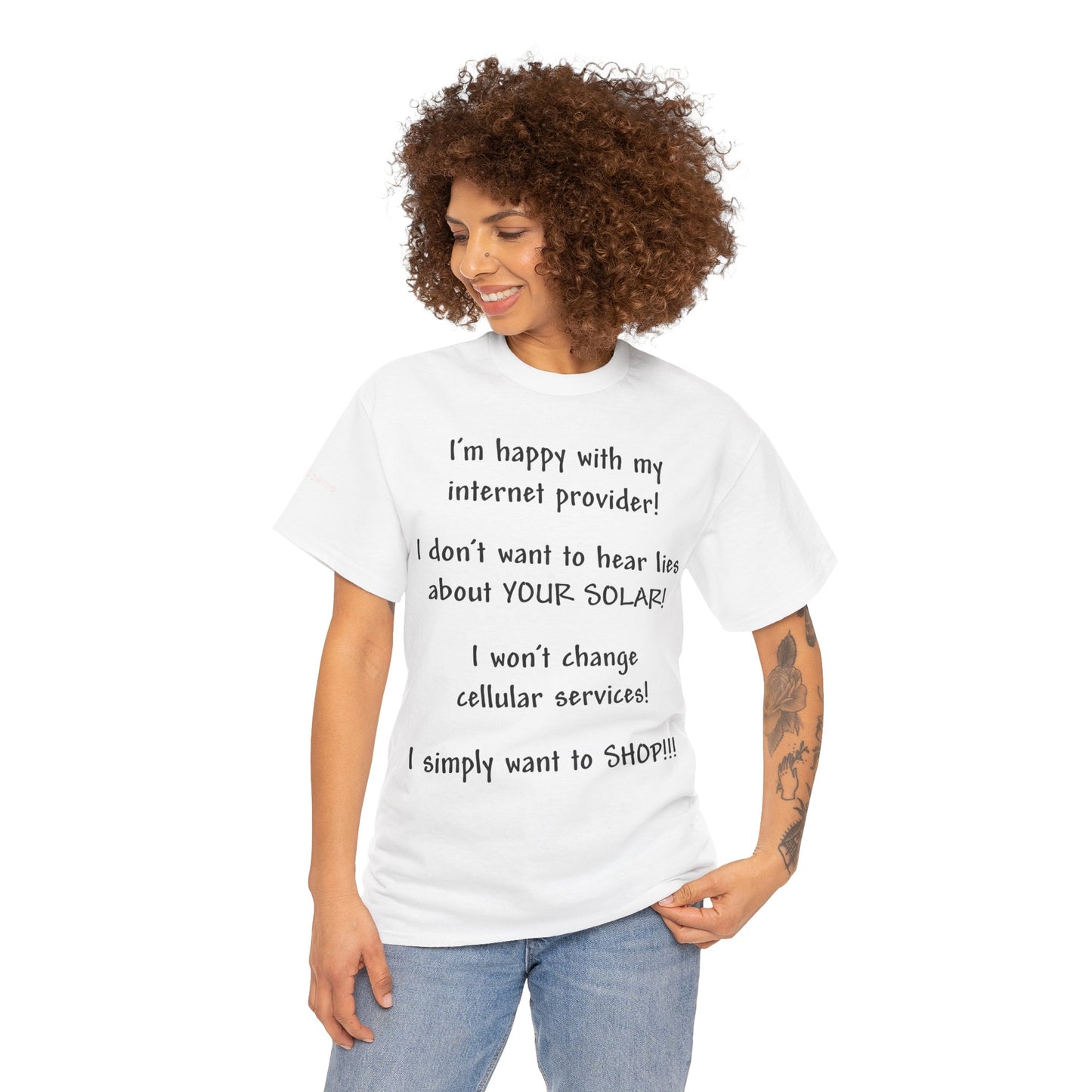 Men's or Women's I simply want to shop T-Shirt (Light)