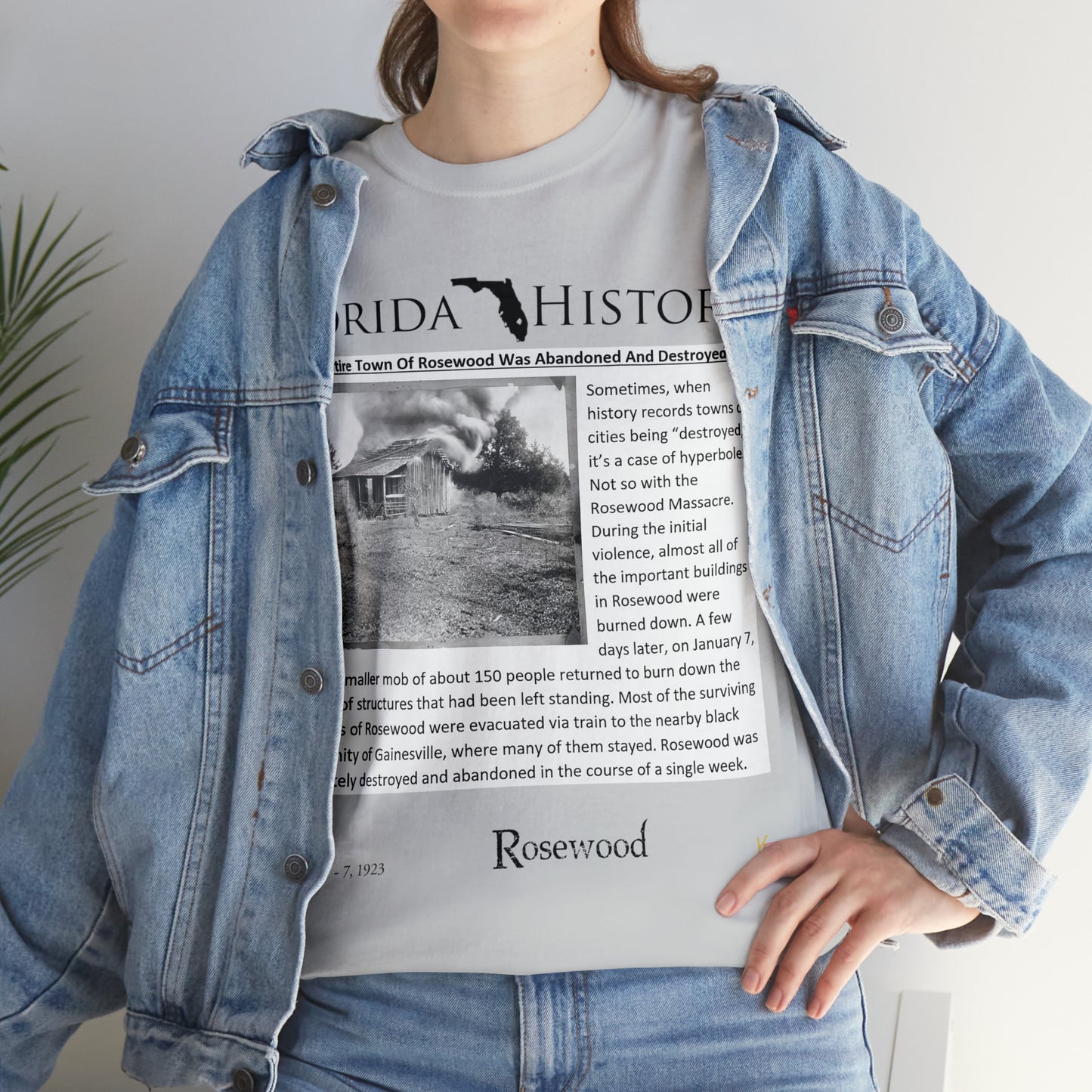 Florida History - Rosewood Massacre T-Shirt