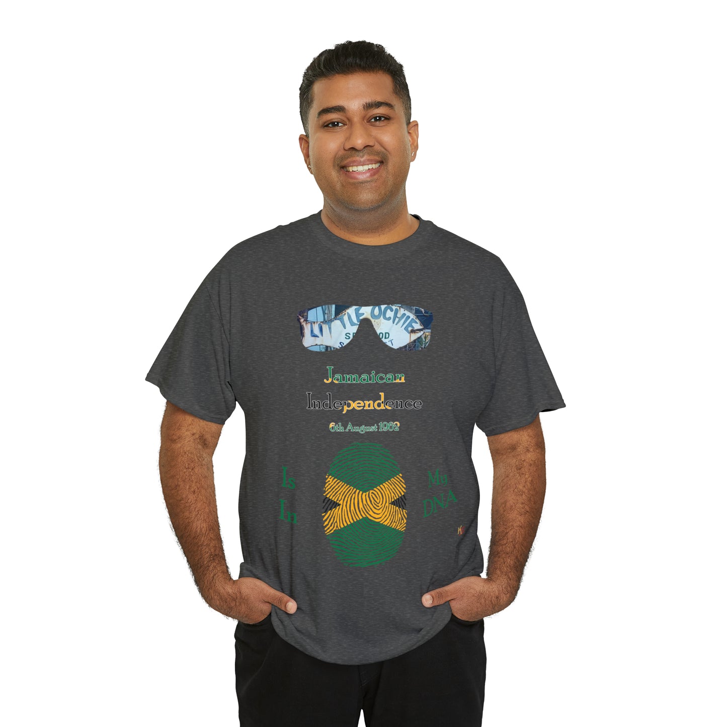 Jamaican Independence Fingerprint T-Shirt