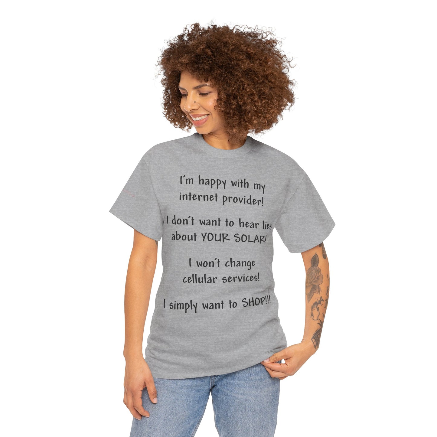 Men's or Women's I simply want to shop T-Shirt (Light)