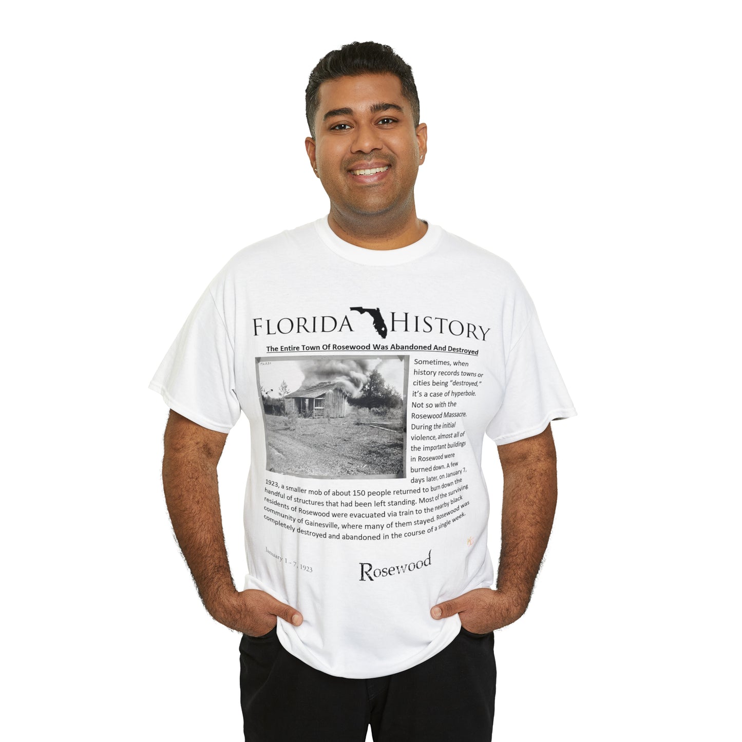 Florida History - Rosewood Massacre T-Shirt