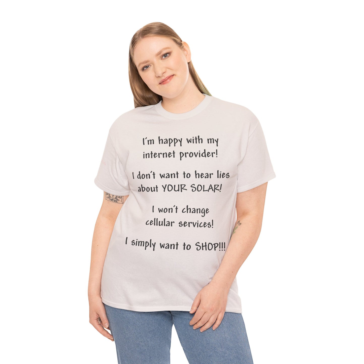 Men's or Women's I simply want to shop T-Shirt (Light)