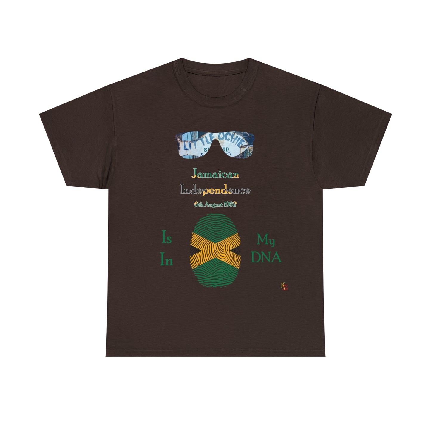 Jamaican Independence Fingerprint T-Shirt