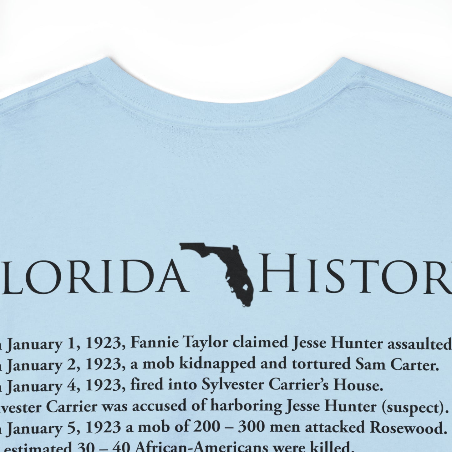 Florida History - Rosewood Massacre T-Shirt