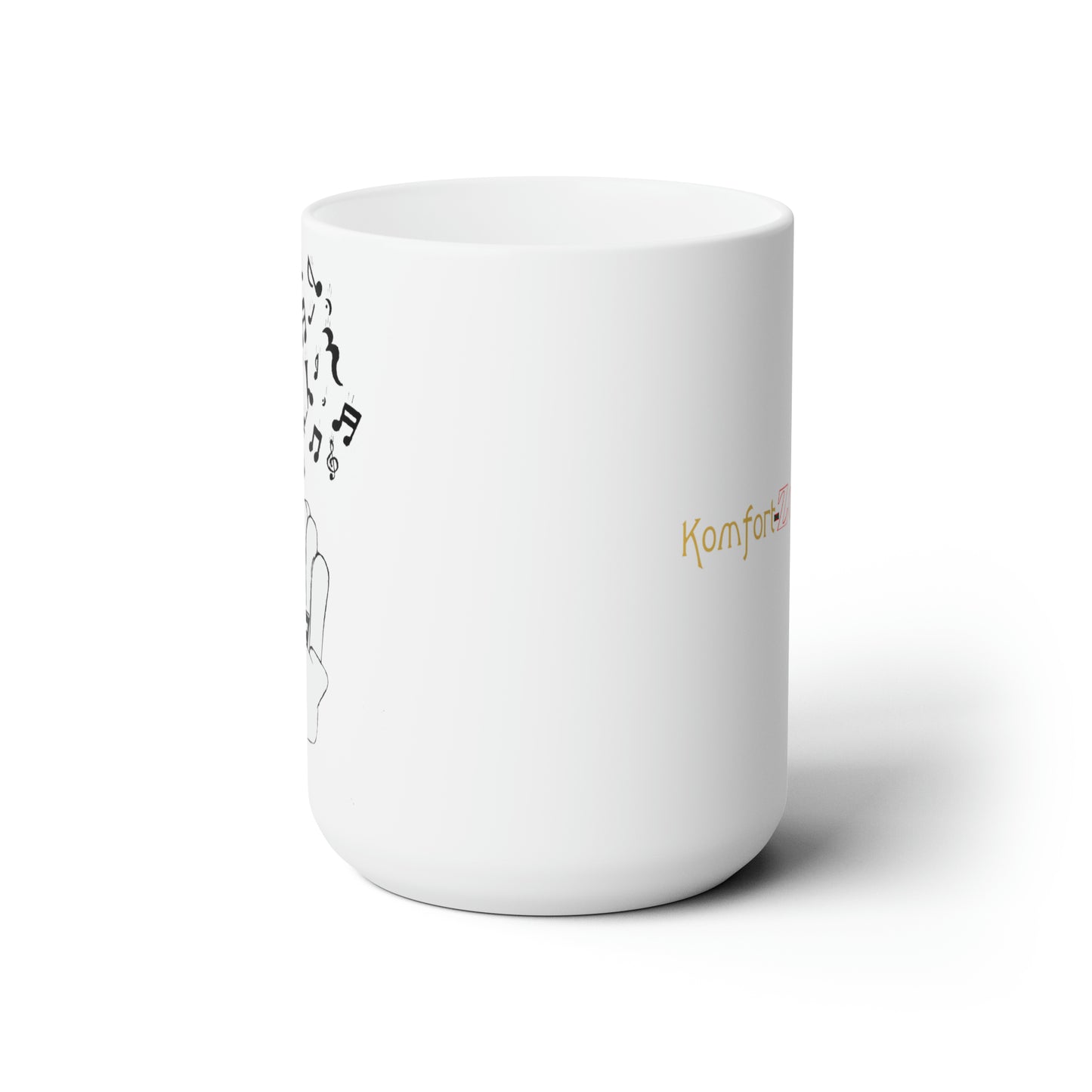 I Am Music White Mug, 15oz