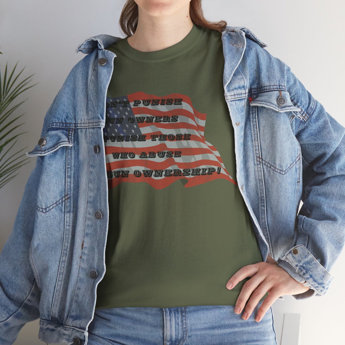 Men's or Women's Don't Punish Us - American Pride T-Shirt