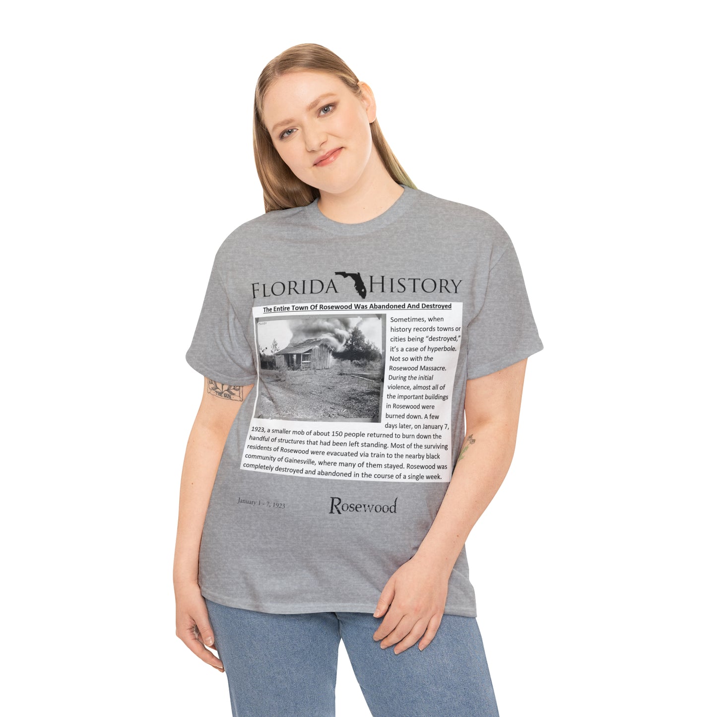 Florida History - Rosewood Massacre T-Shirt