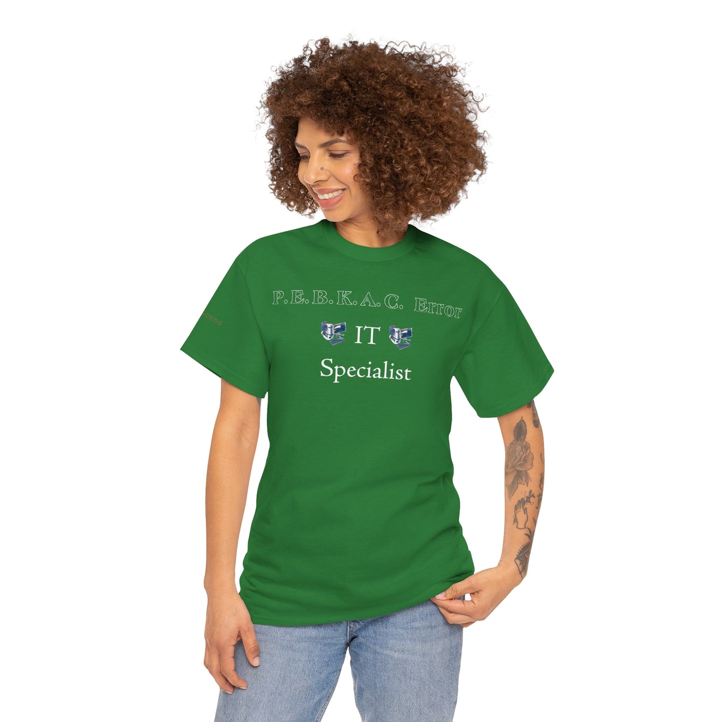 Men's or Women's PEBKAC Error T-Shirt-2 (Tech Lovers Dark)