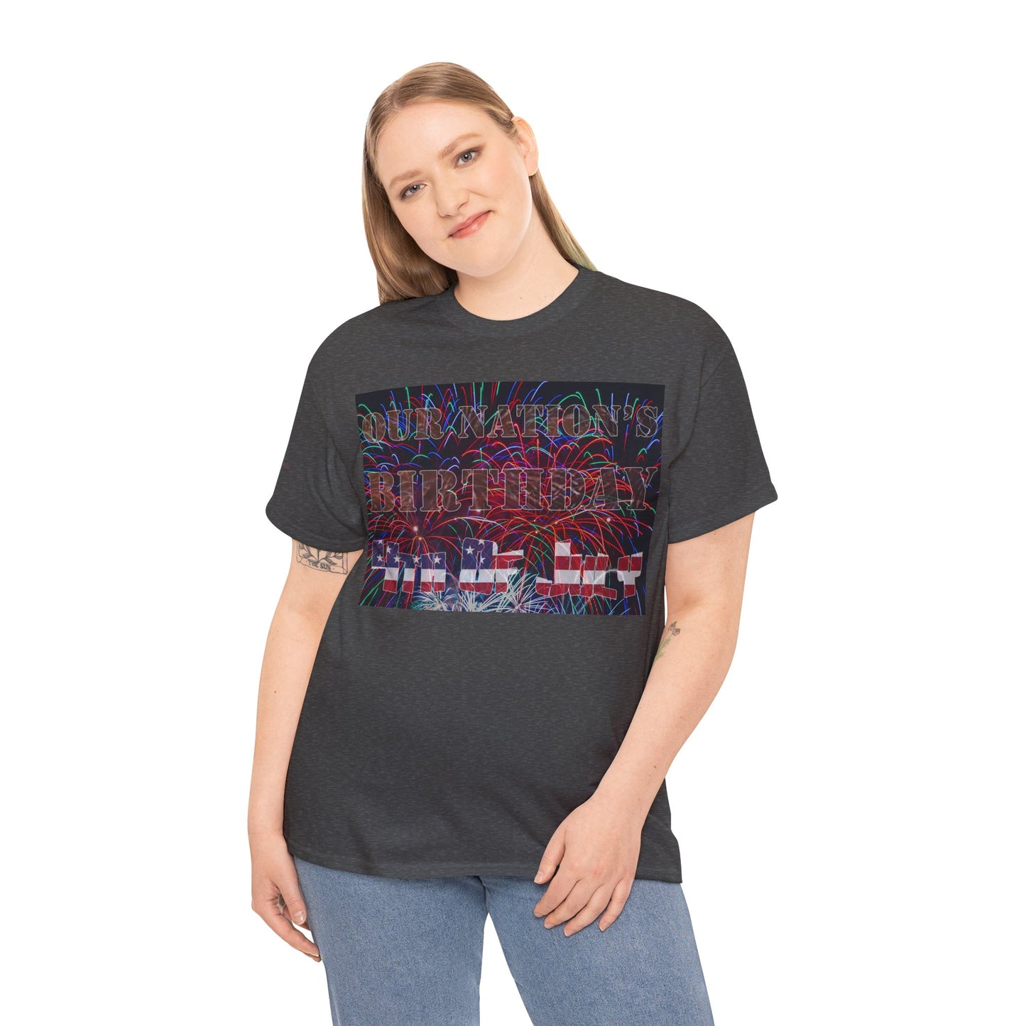 Men's or Women's Our Nation's Birthday American Independence T-Shirt