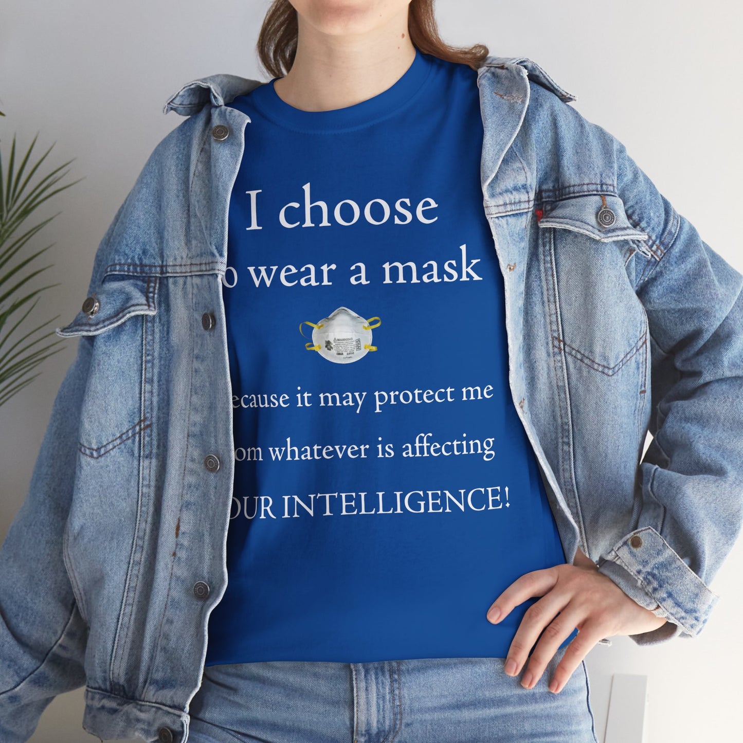 Men's or Women's I Wear My Mask T-Shirt (Dark)