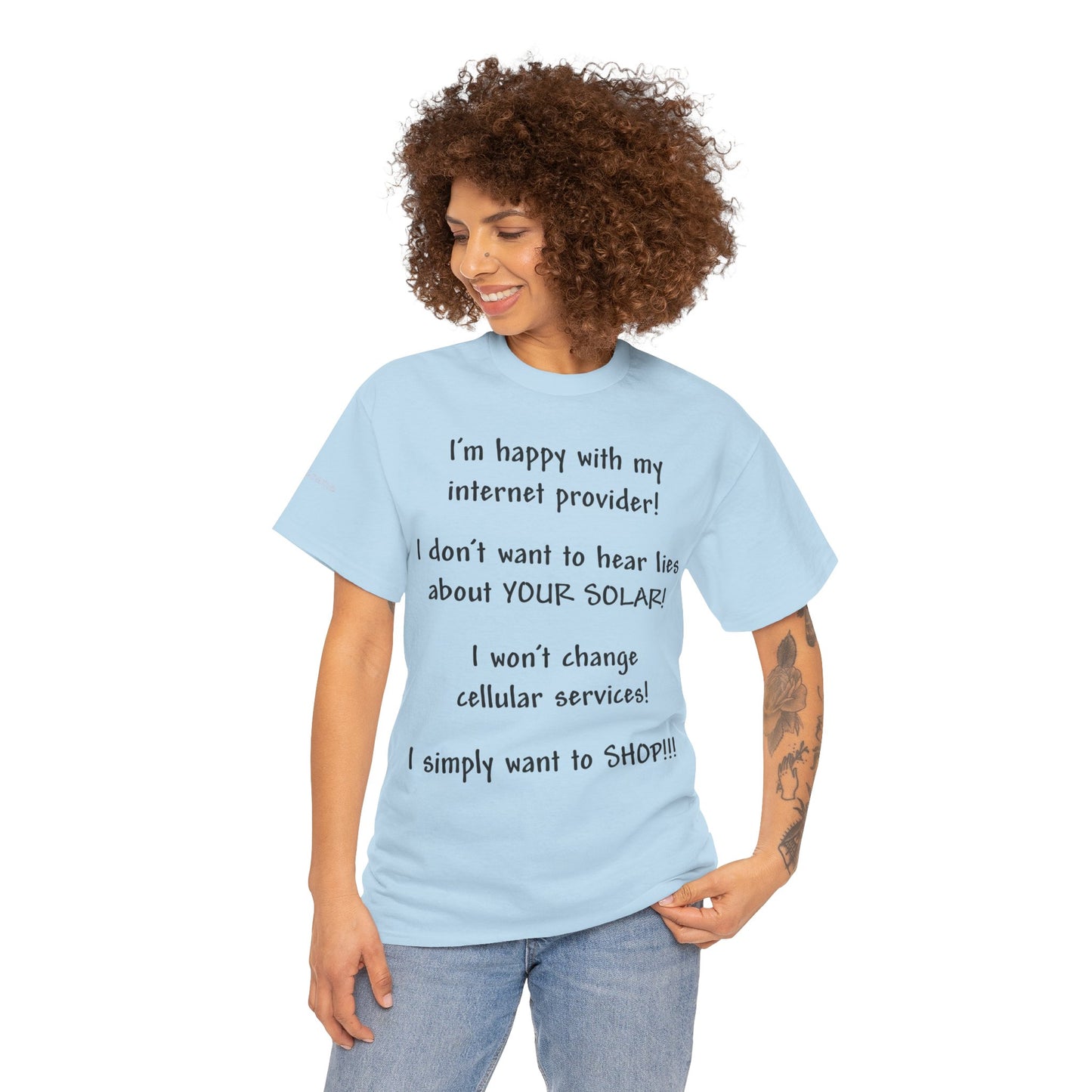 Men's or Women's I simply want to shop T-Shirt (Light)