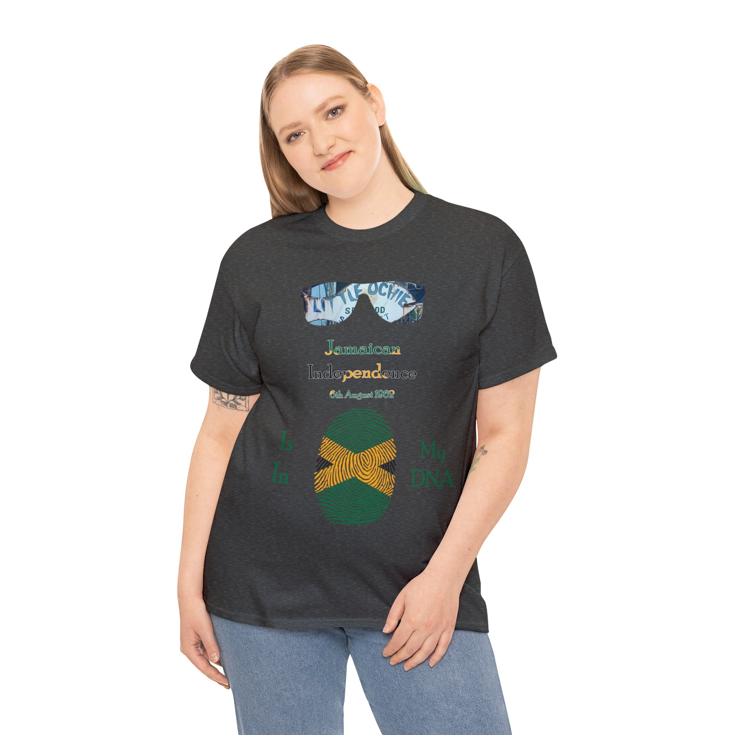 Jamaican Independence Fingerprint T-Shirt