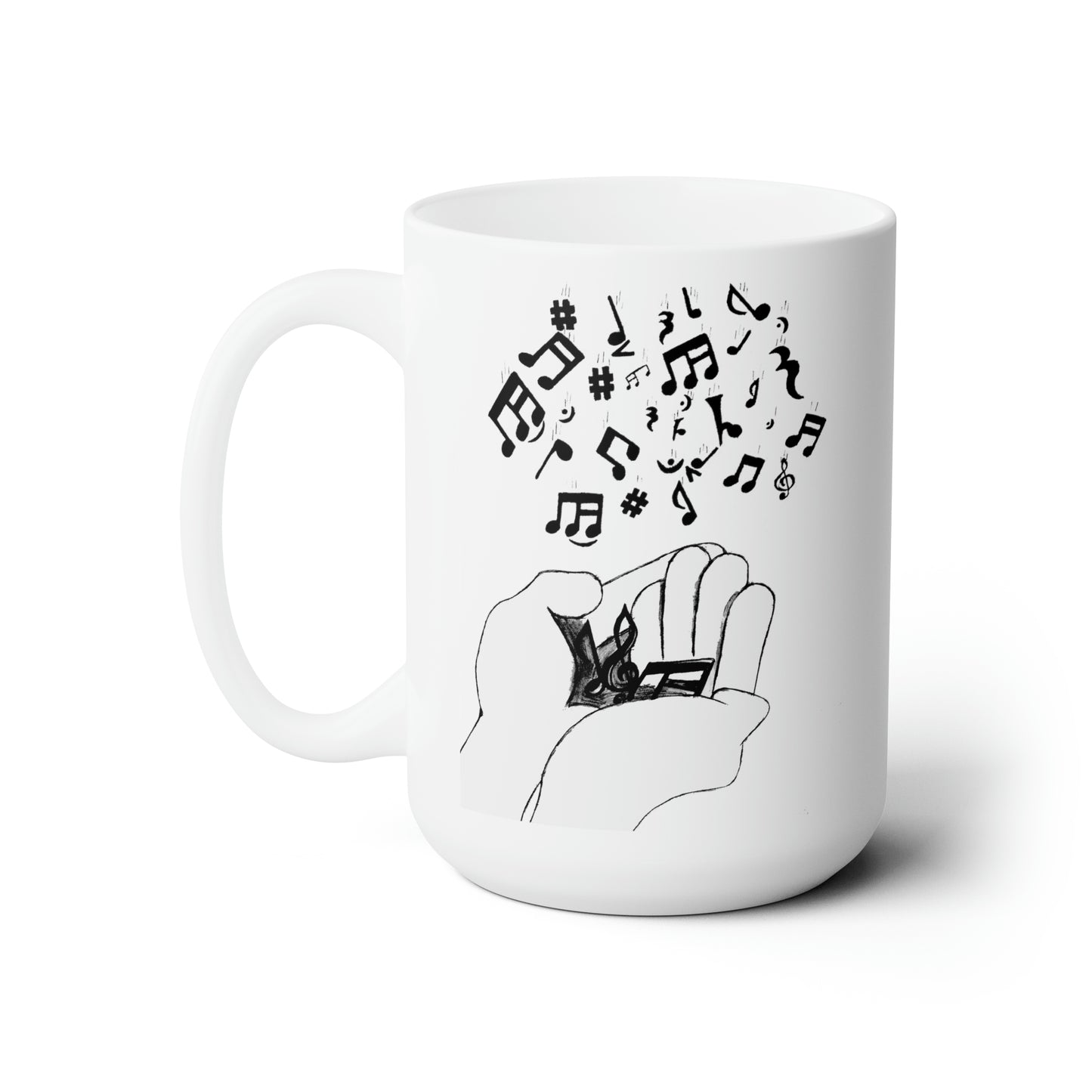 I Am Music White Mug, 15oz