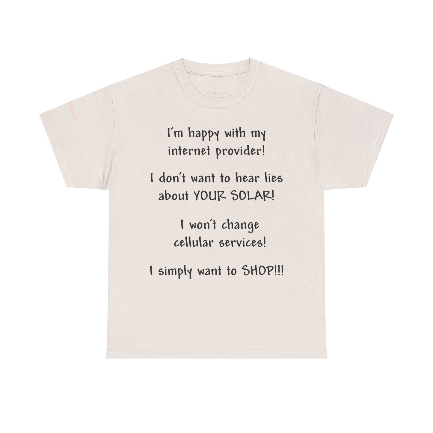 Men's or Women's I simply want to shop T-Shirt (Light)