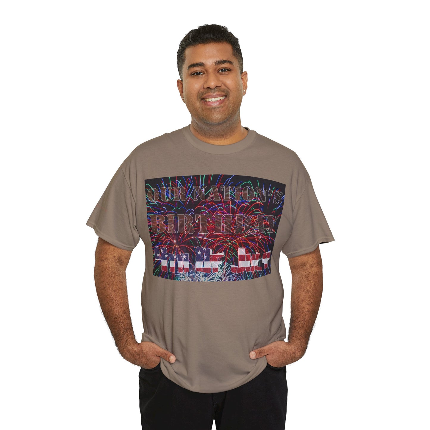 Men's or Women's Our Nation's Birthday American Independence T-Shirt