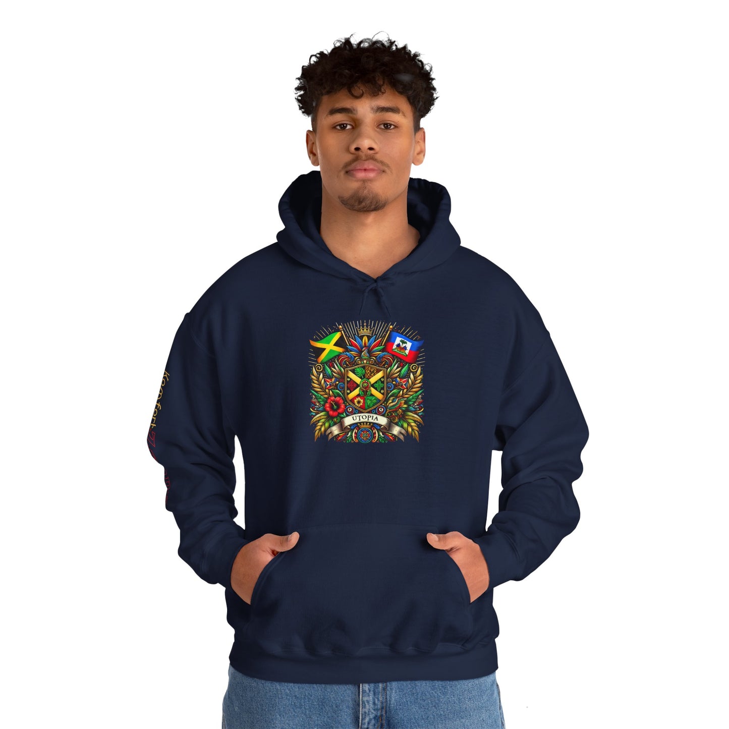 Family Crest Hooded Sweatshirt