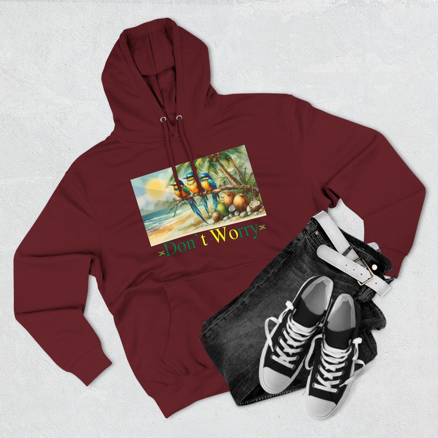 Don't Worry Jamaican Pullover Hoodie