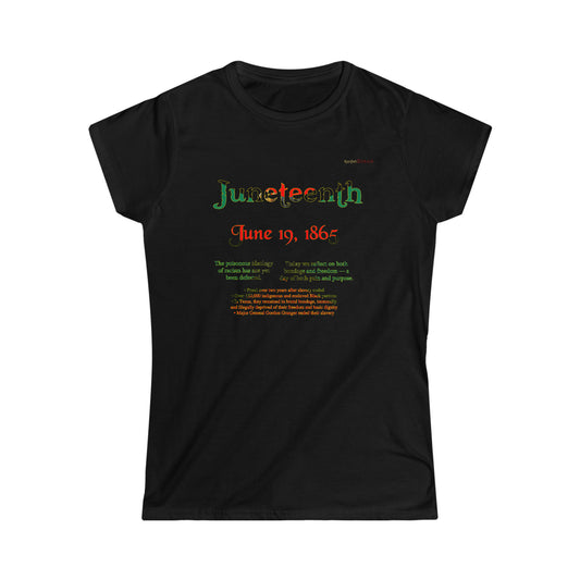 Juneteenth Emancipation Women's Softstyle T-Shirt