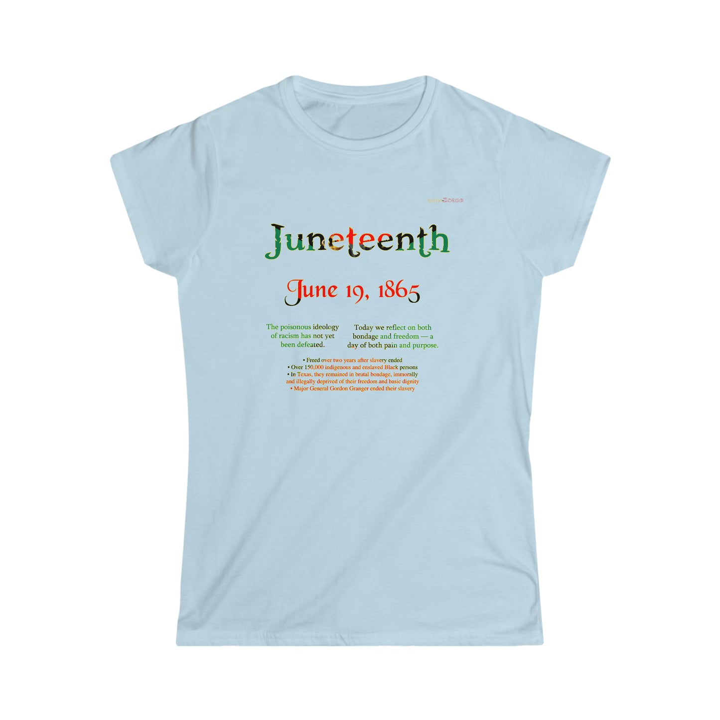 Juneteenth Emancipation Women's Softstyle T-Shirt