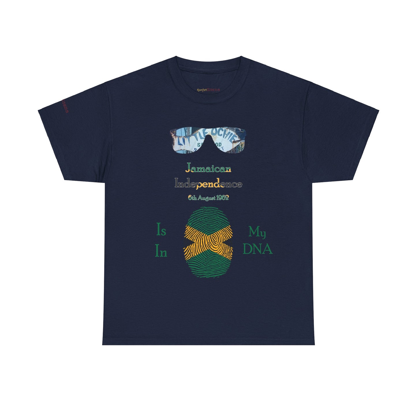 Men's or Women's Jamaican Independence Fingerprint T-Shirt