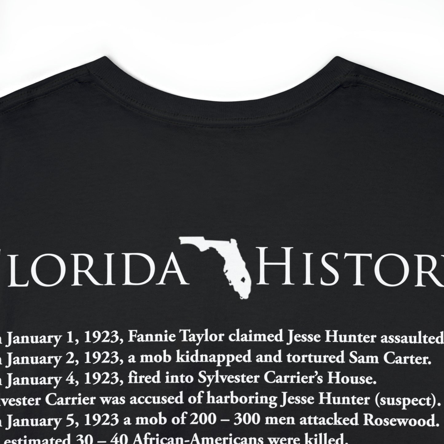 Florida History - Rosewood Massacre T-Shirt