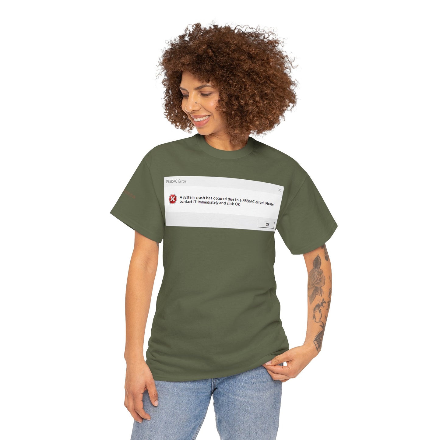 Men's or Women's PEBKAC Error T-Shirt-1 (Tech Lovers)