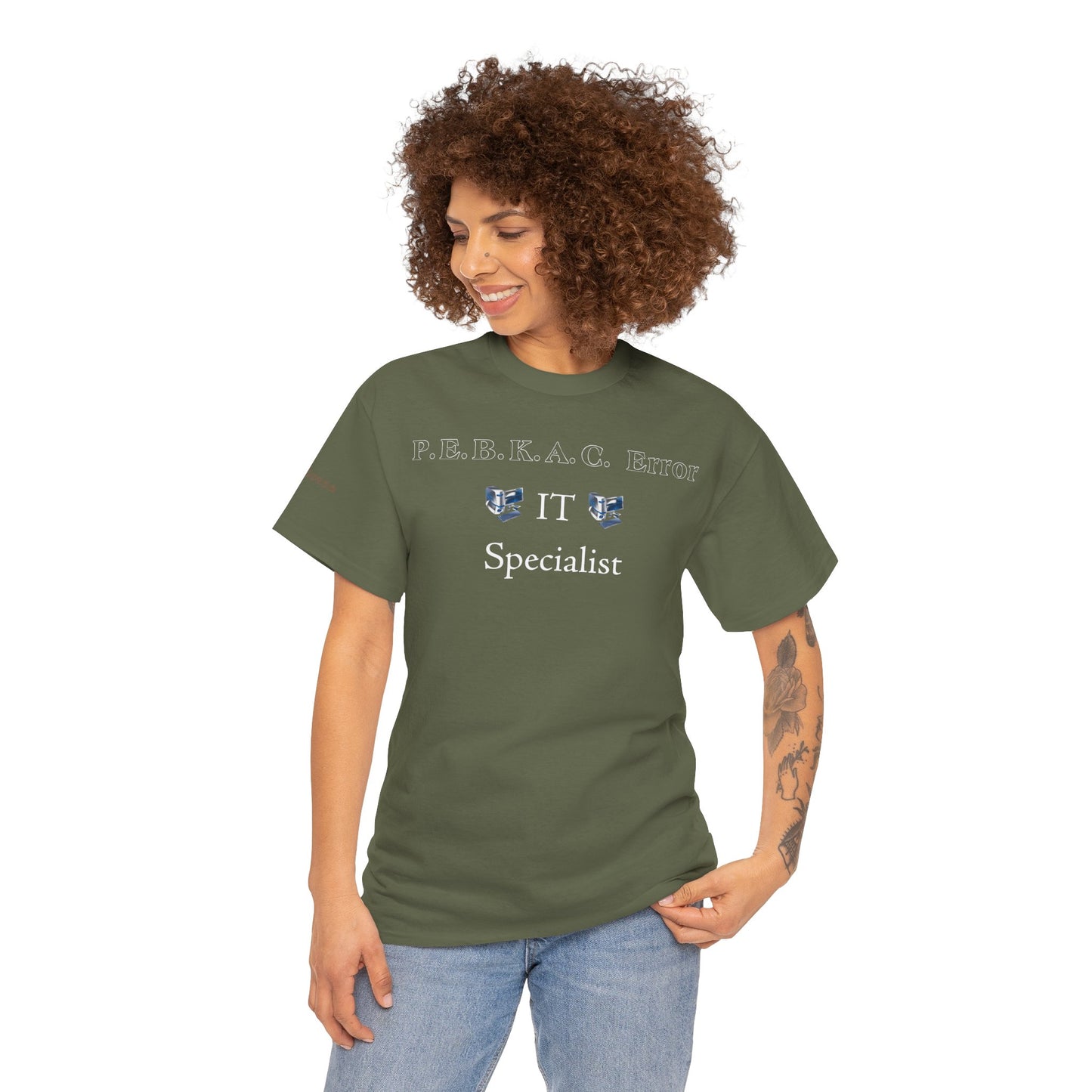 Men's or Women's PEBKAC Error T-Shirt-2 (Tech Lovers Dark)