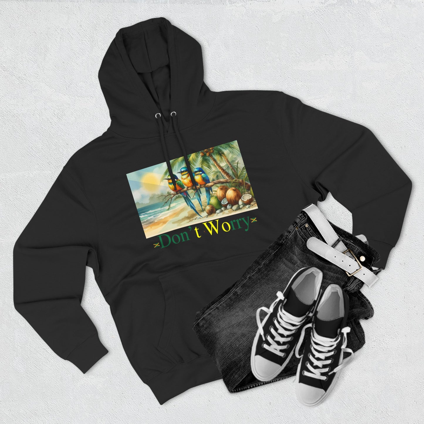 Don't Worry Jamaican Pullover Hoodie