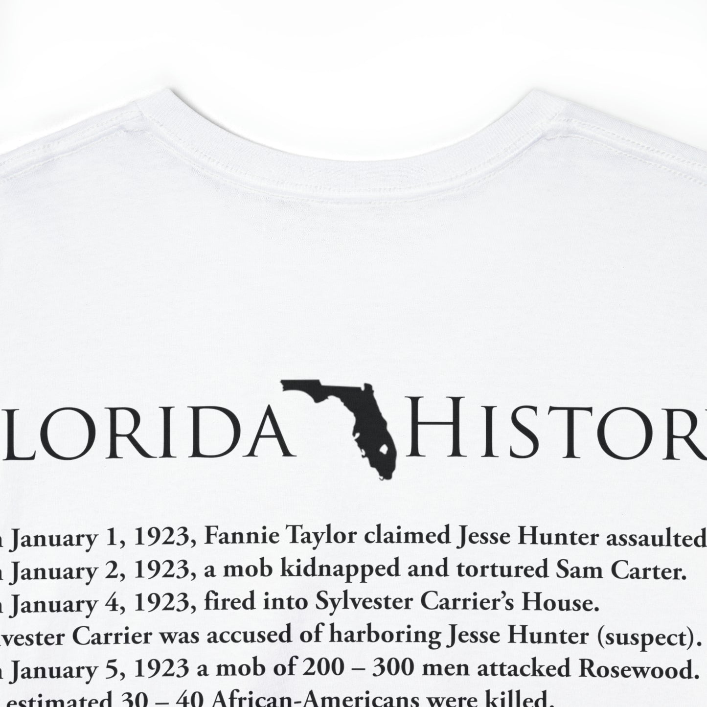 Florida History - Rosewood Massacre T-Shirt