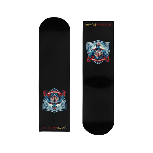 Men's or Women's Stroke Survivor Sublimation Crew Socks (EU)
