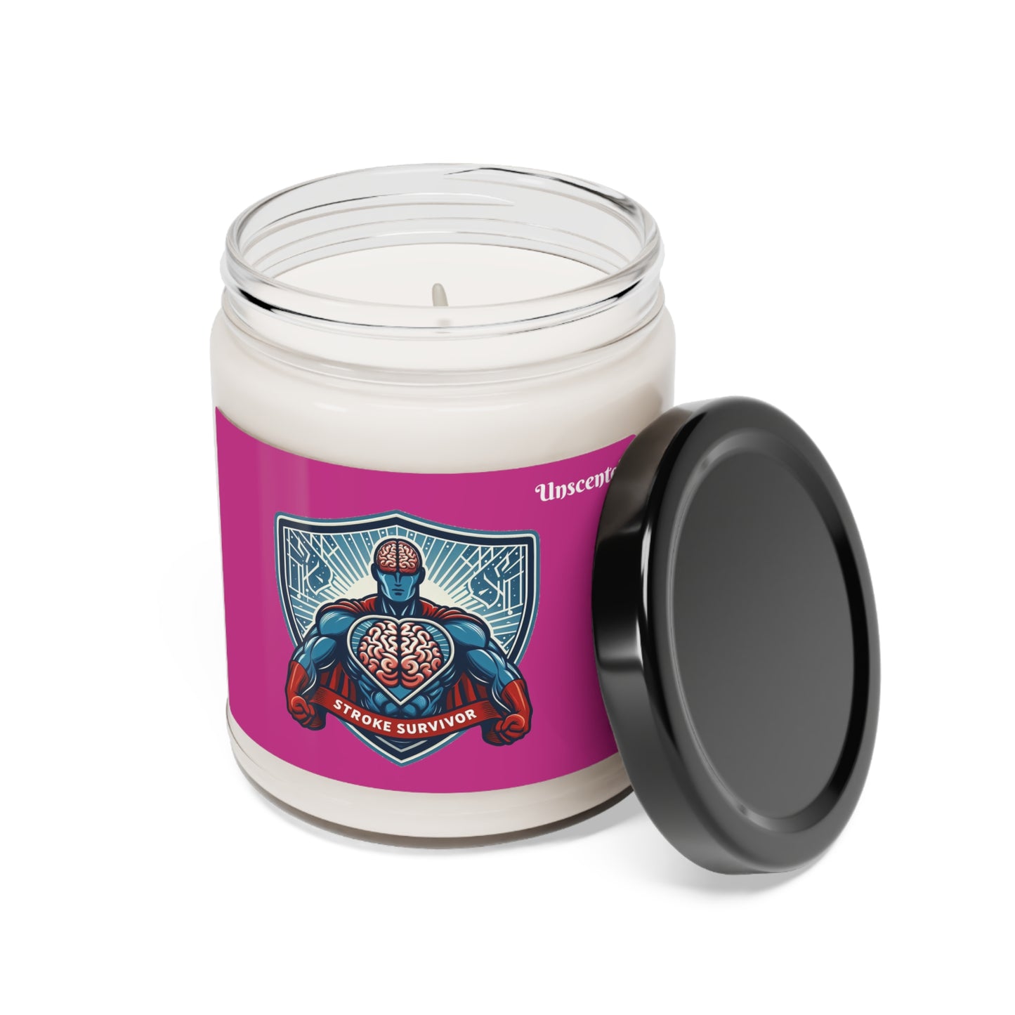 Stroke Survivor Scented Soy Candle, 9oz