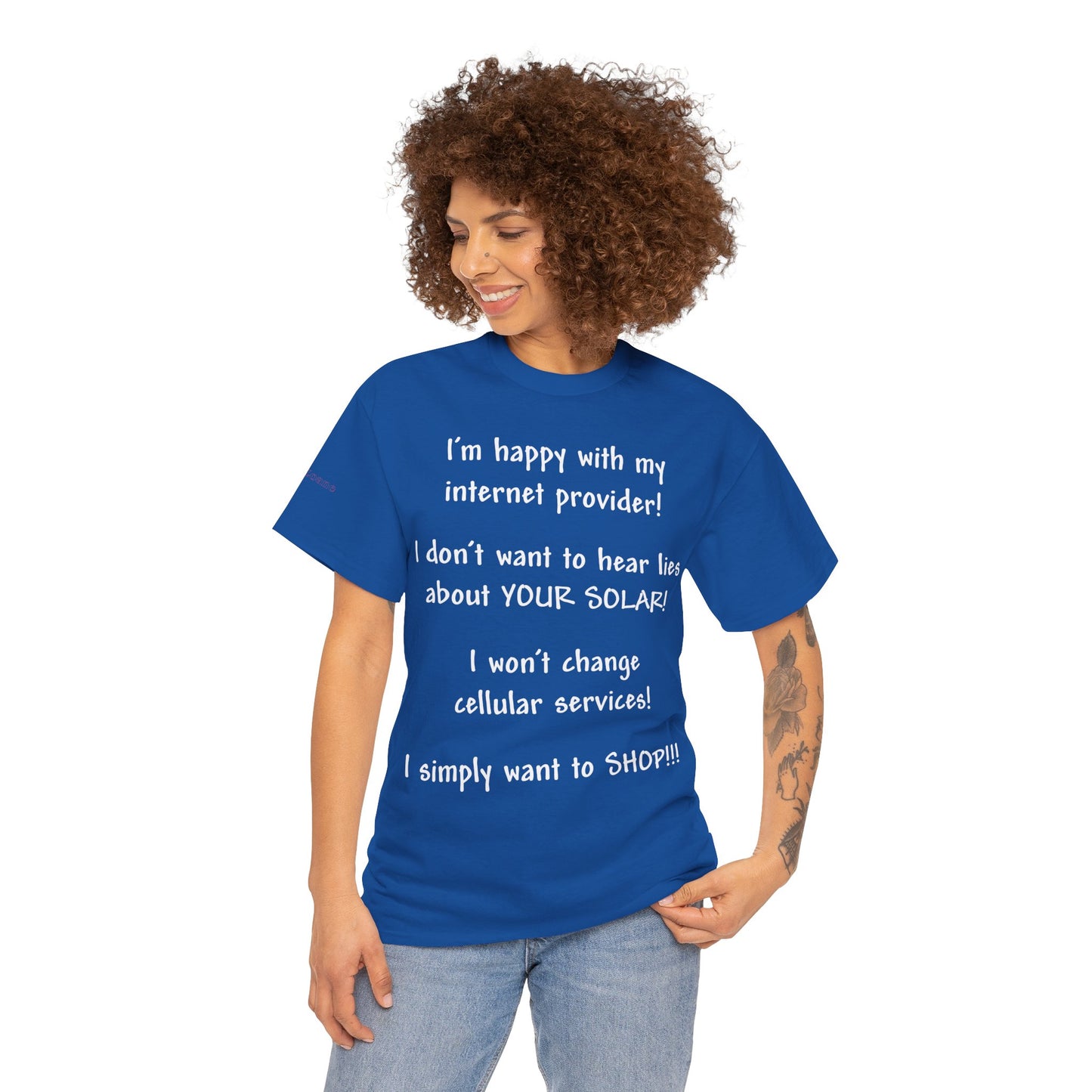 Men's or Women's I simply want to shop T-Shirt (Dark)