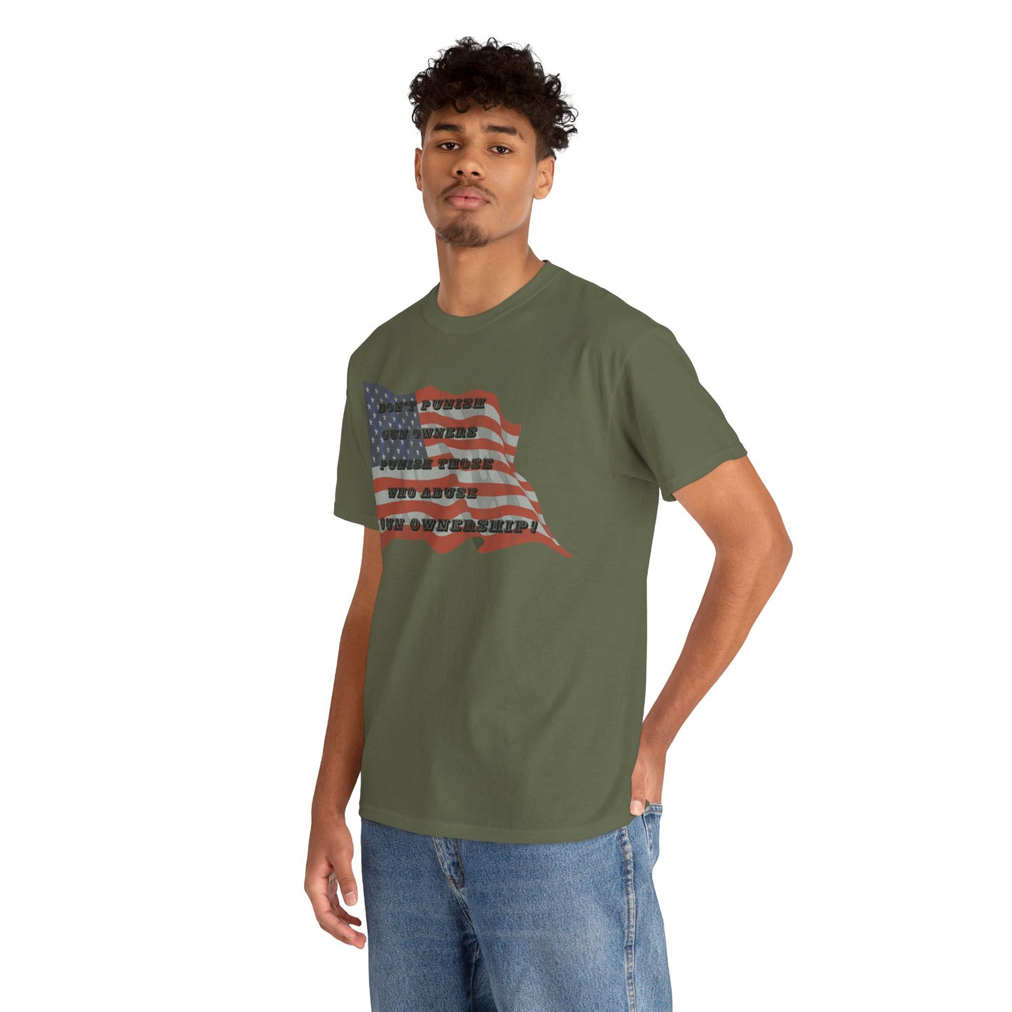 Men's or Women's Don't Punish Us - American Pride T-Shirt