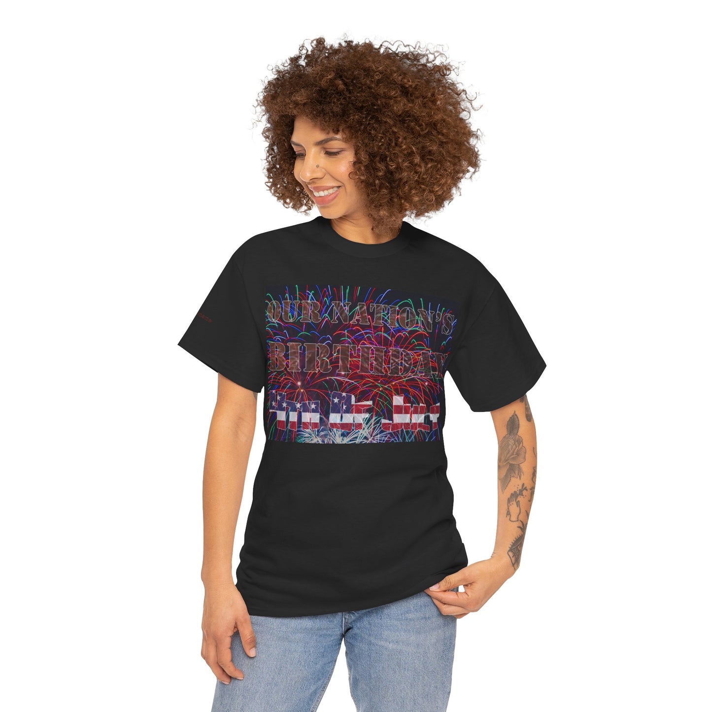 Men's or Women's Our Nation's Birthday American Independence T-Shirt