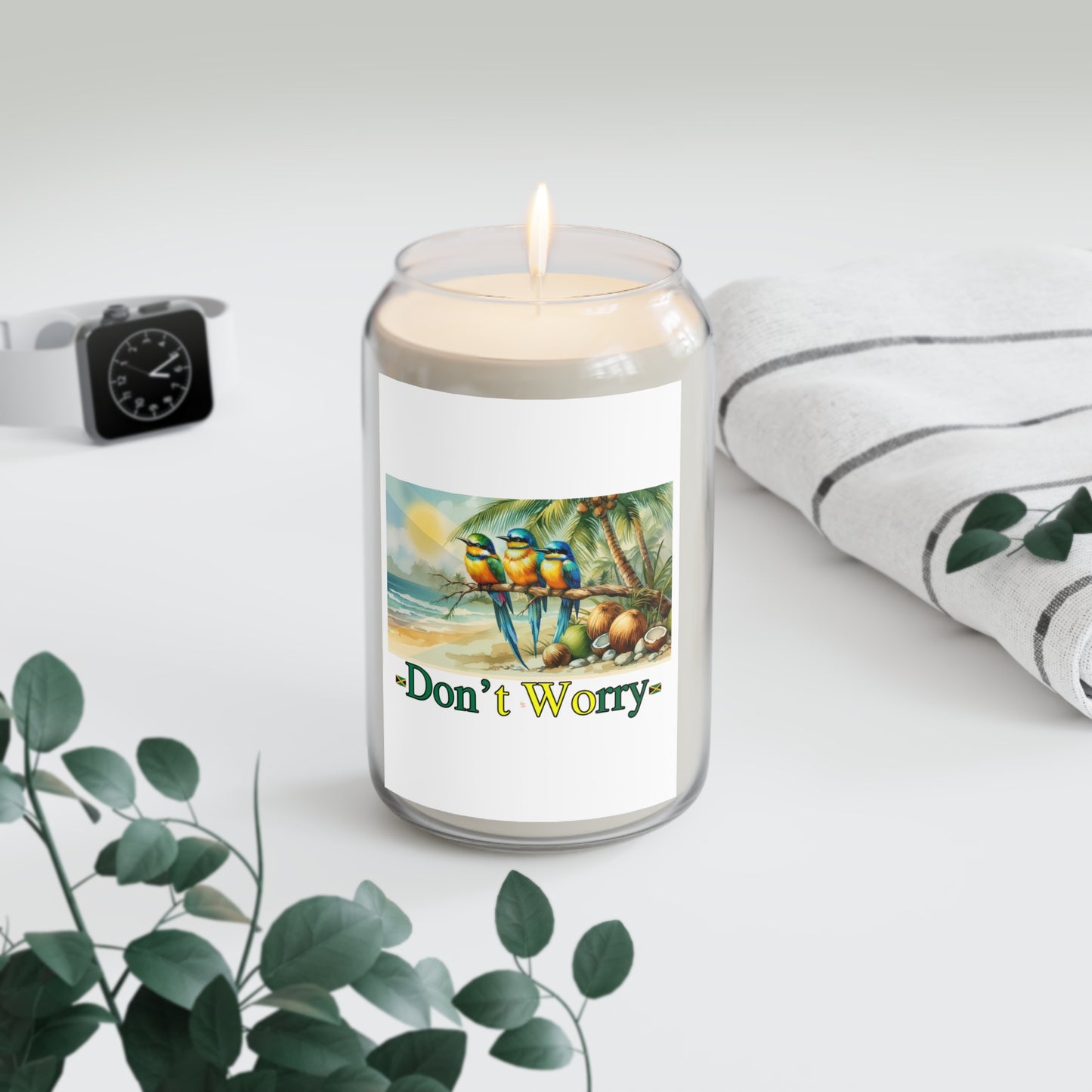 Don't Worry, Jamaica Scented Candle, 13.75oz