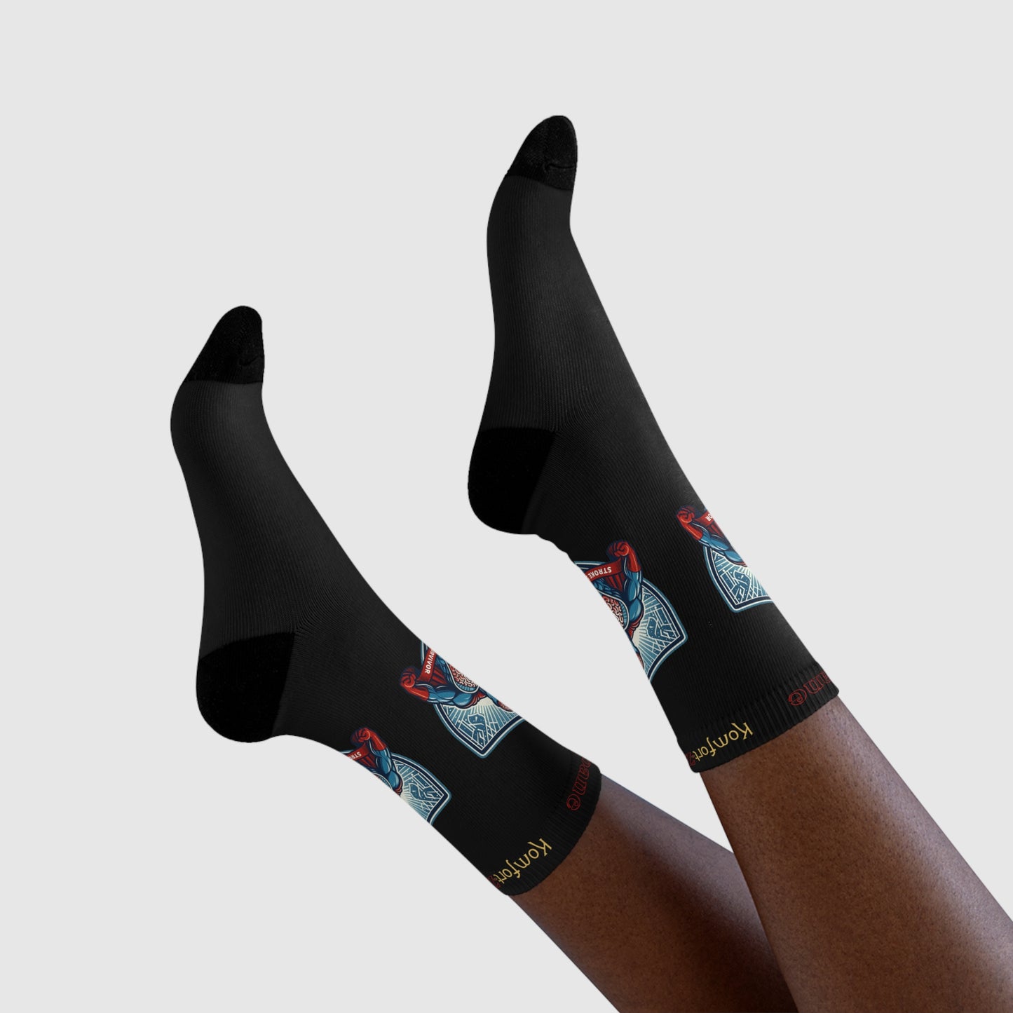 Men's or Women's Stroke Survivor Sublimation Crew Socks (EU)