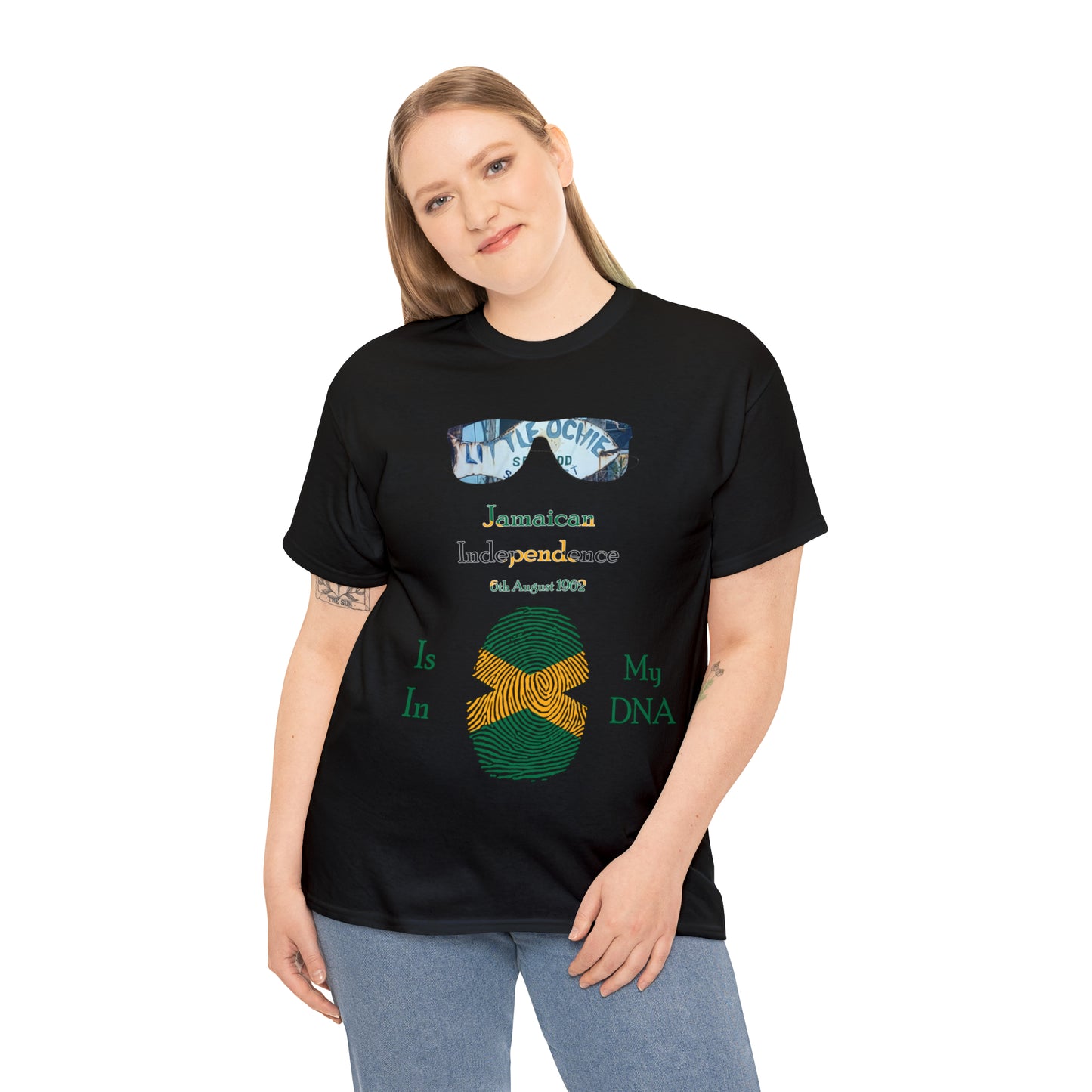 Jamaican Independence Fingerprint T-Shirt