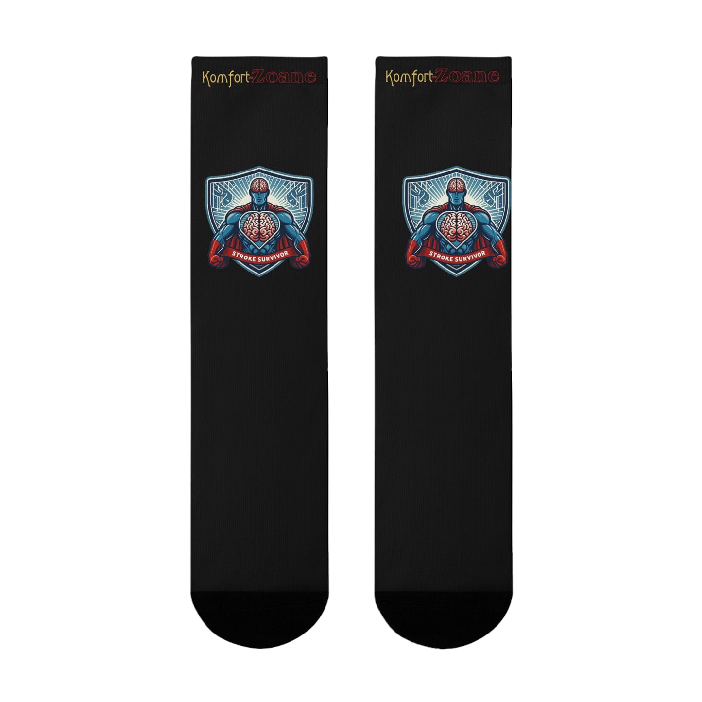 Stroke Survivor Sublimation Crew Socks (EU)