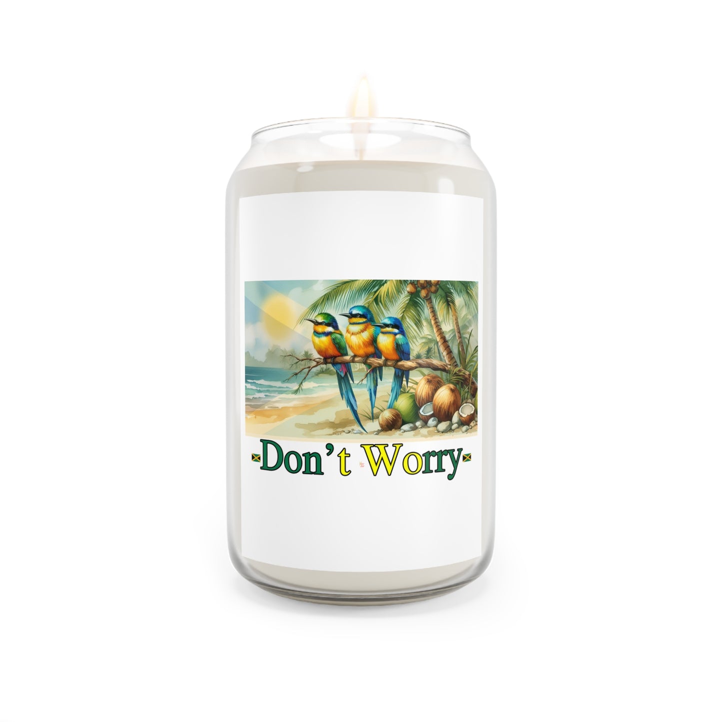 Don't Worry, Jamaica Scented Candle, 13.75oz