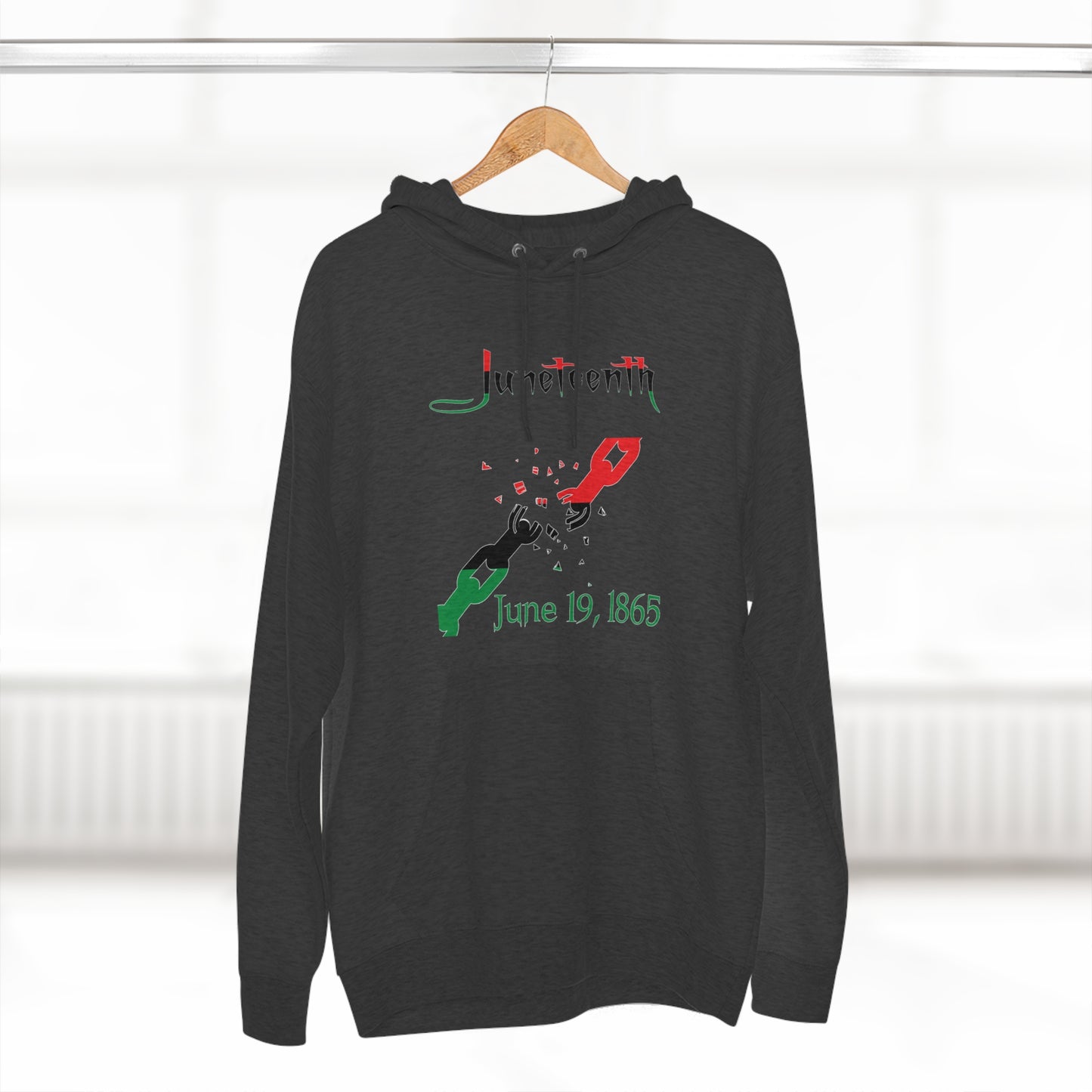 Juneteenth Broken Chains Pullover Hoodie