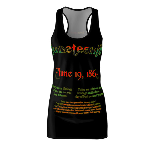 Juneteenth Emancipation Racerback Dress