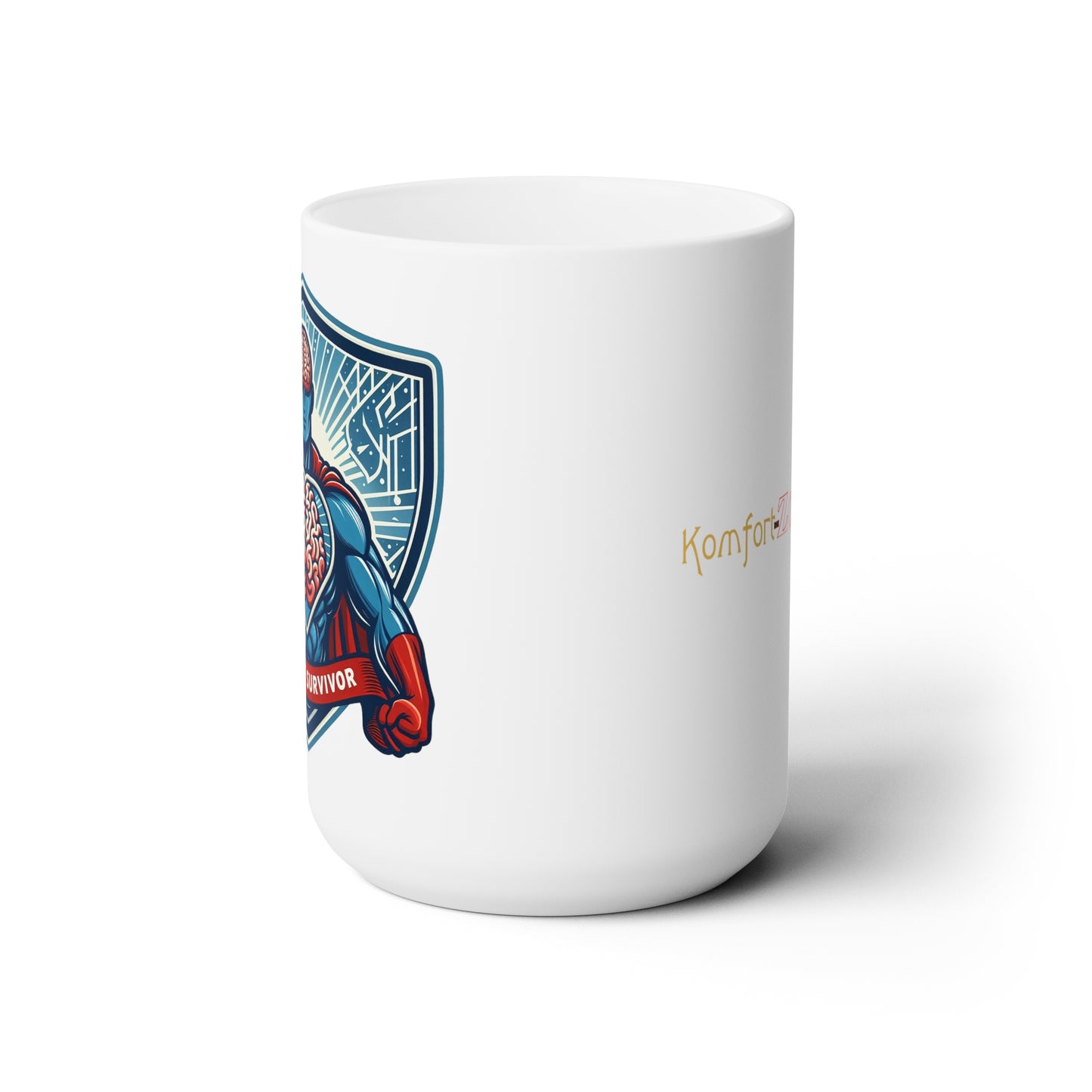 Stroke Survivor White Mug, 15oz