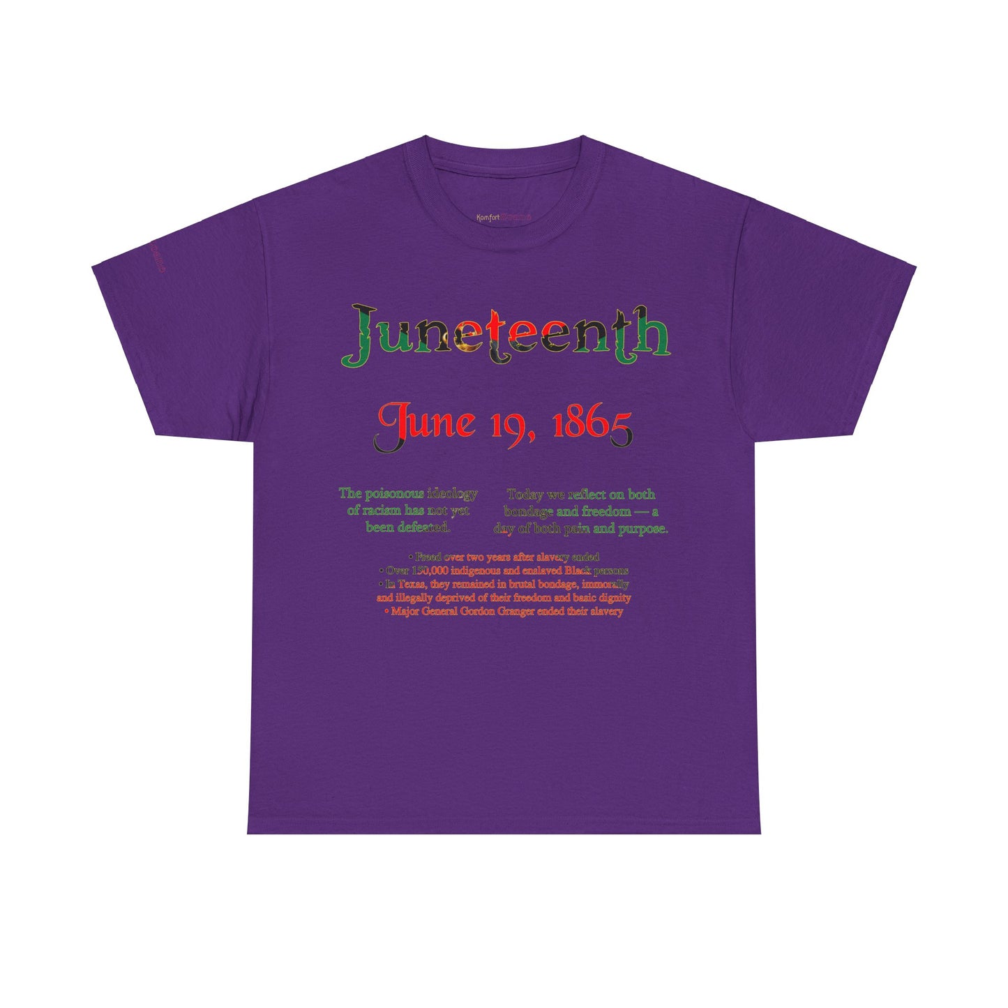 Men's or Women's Juneteenth Emancipation T-Shirt