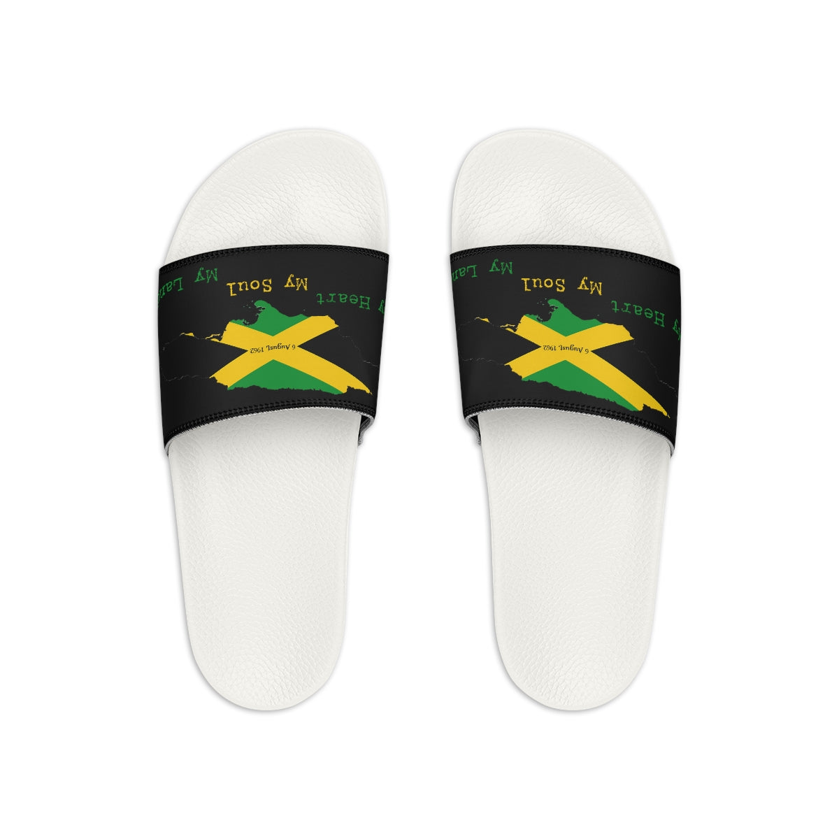 Jamaican Independence Women's Slide Sandals Footwear