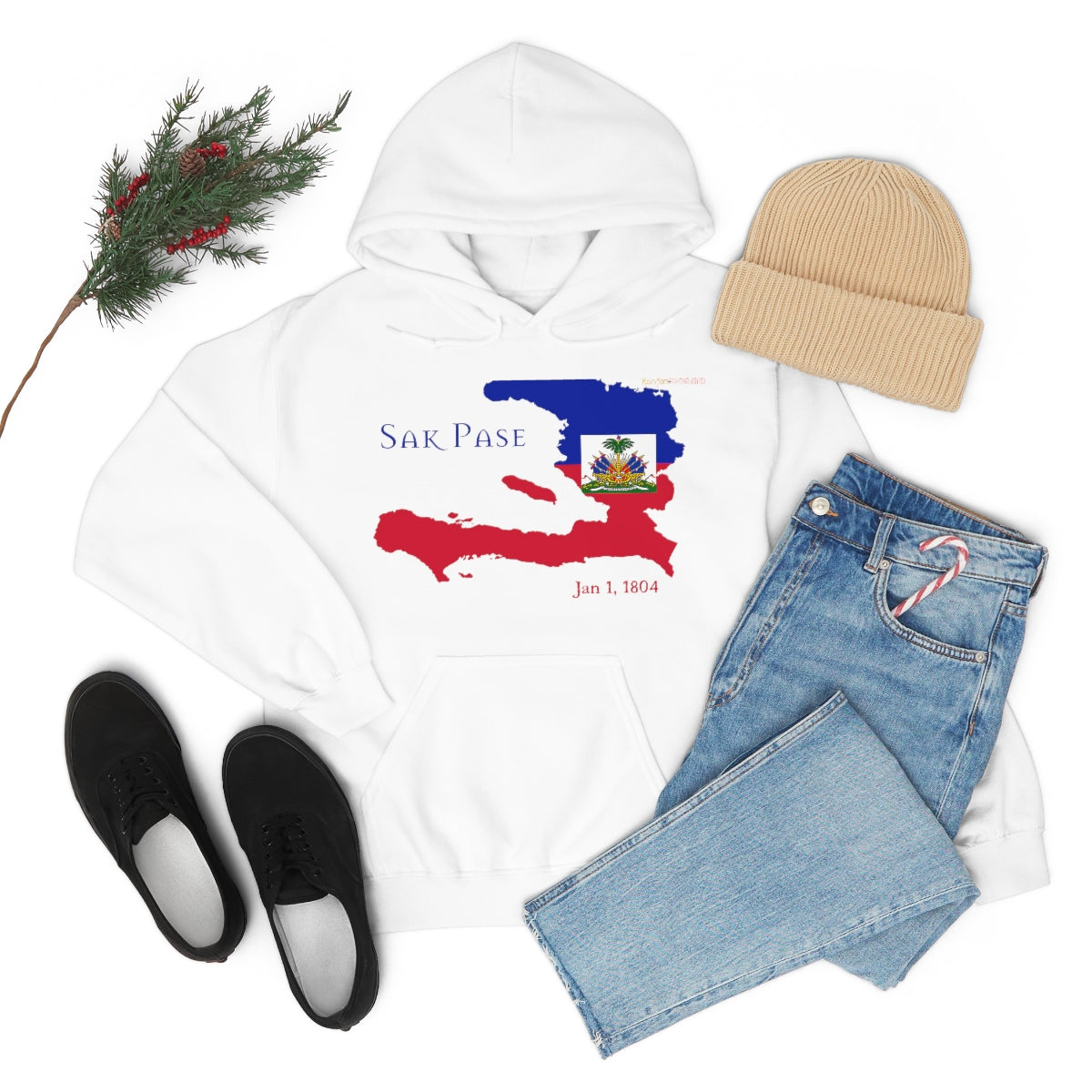 Haitian Independence Hooded Sweatshirt