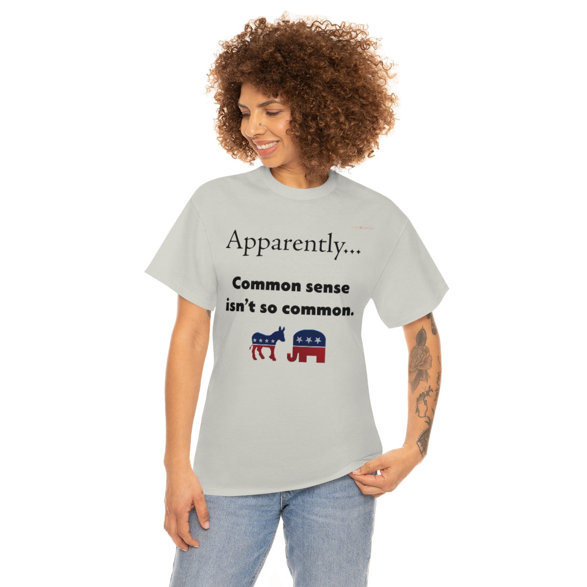 Common Sense T-Shirt (Black Letters)